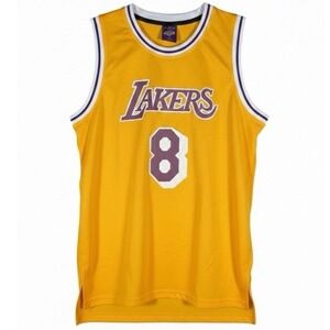 Los Angeles Lakers Jersey Mens XL Kobe Bryant 1990s Home Gold Basketball NBA #8